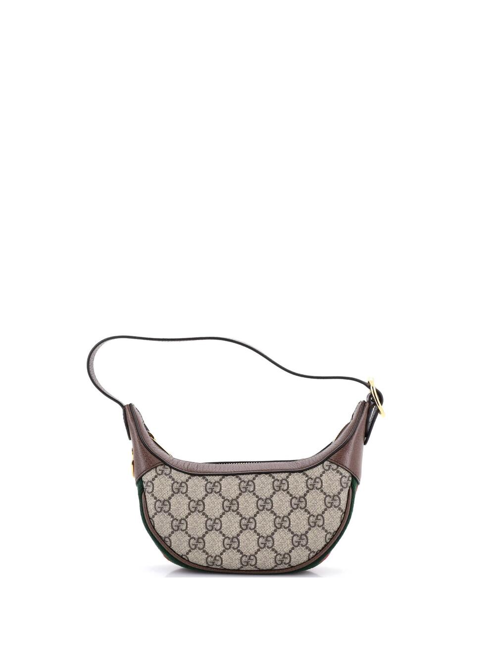 Gucci Ophidia Half Moon Bag Gg Coated #259116G13B